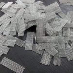 Cut mesh pieces